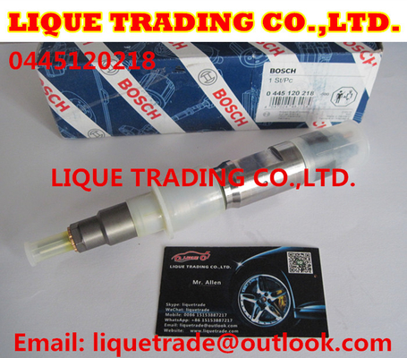 LA CHINE Injecteur commun véritable et nouvel 0445120218, 0445120030 de BOSCH de rail pour l'HOMME 51101006125, 51101006032 fournisseur