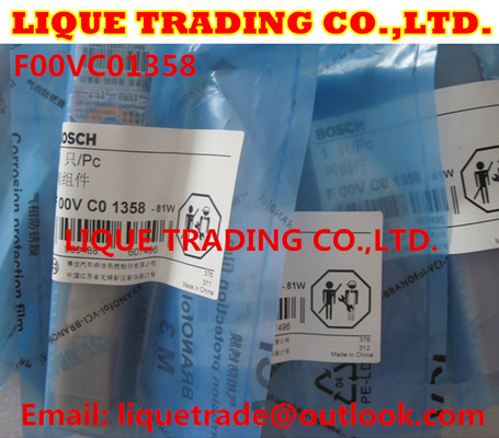 LA CHINE Valve commune véritable et nouvelle F00VC01358 de BOSCH de rail d'injecteur pour 0445110291,0445110358, 0445110359, 0445110366, 0445110367 fournisseur