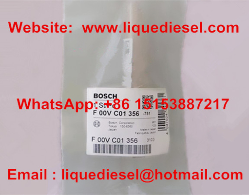 LA CHINE Valve commune véritable et nouvelle F00VC01356 de BOSCH de rail d'injecteur pour 0445110307 fournisseur