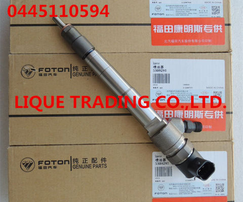 LA CHINE Injecteur commun original et tout neuf 0445110594 de rail pour CUMMINS 5258744 5309291 ISF2.8 fournisseur