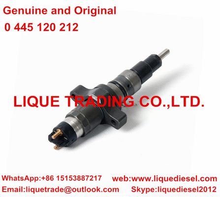 LA CHINE Injecteur commun véritable et original 0445120212, 0 445 120 212 de rail fournisseur