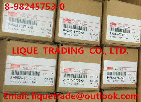 LA CHINE Injecteur commun véritable et nouvel de rail 8982457530/8-98245753-0 pour ISUZU Trooper 4JX1 3.0L fournisseur