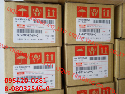LA CHINE Limiteur original de pression de DENSO 095420-0281, 0954200281,095420-0280, 98032549, 8-98032549-0, 8980325490, 8-98032549-# fournisseur