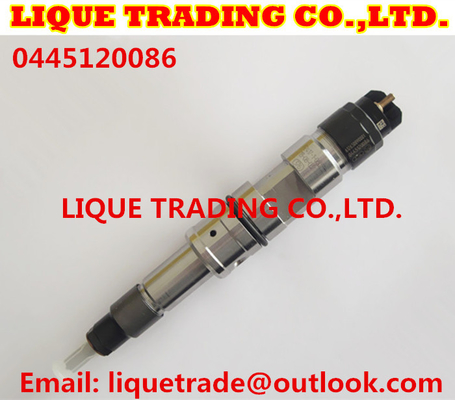 LA CHINE BOSCH 0 nouvel injecteur commun véritable 0445120086, 0445120265 du rail 445 120 086 pour WEICHAI WP12 612630090001 fournisseur