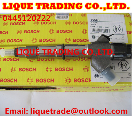 LA CHINE BOSCH 0 injecteur commun véritable 0445120222 du rail 445 120 222 pour WEICHAI 612600080618 fournisseur