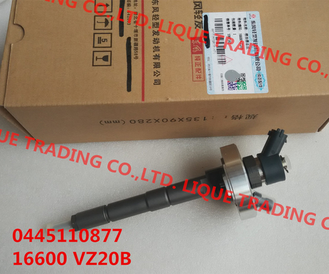 Chine Injecteur commun 0445110877, 0 445 110 877, 16600VZ20B, 16600 VZ20B, 16600-VZ20B de rail fournisseur