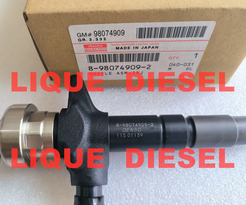 LA CHINE L'injecteur de rail commun ISUZU 095000-8030 8-98074909-2 0950008030 8980749090 8980749091 8980749092 fournisseur