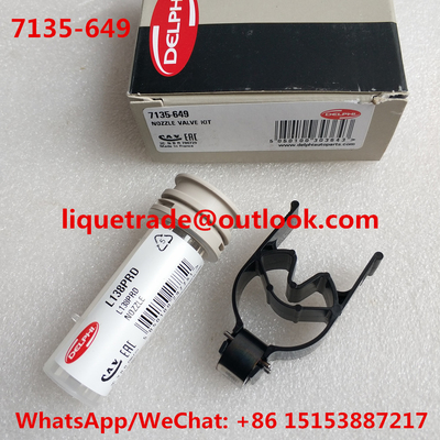 Chine Kits de réparation de DELPHI Genuine 7135-649 (incluez le bec L138PRD + valve 28538389) kits de révision 7135 649, 7135649 fournisseur
