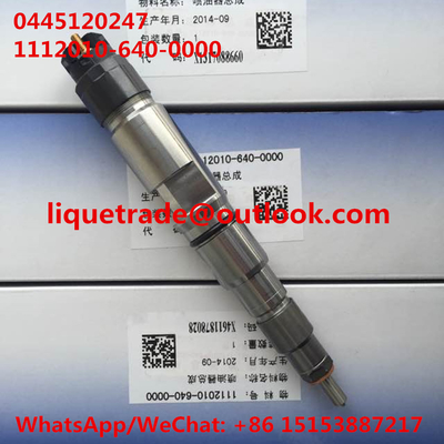 LA CHINE Injecteur 0445120247, 0 445 120 247, 1112010-640-0000, 11120106400000, no. 0445120395 de BOSCH d'échange fournisseur