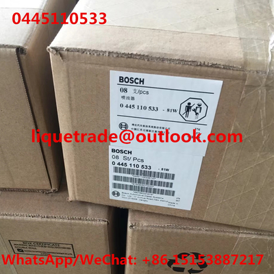 LA CHINE Injecteur commun 0 de rail de l'INJECTEUR 0445110533 de BOSCH 445 110 533 fournisseur
