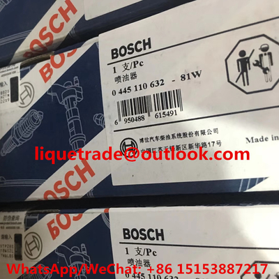 LA CHINE Injecteur commun 0 de rail de l'INJECTEUR 0445110632 de BOSCH 445 110 632 fournisseur