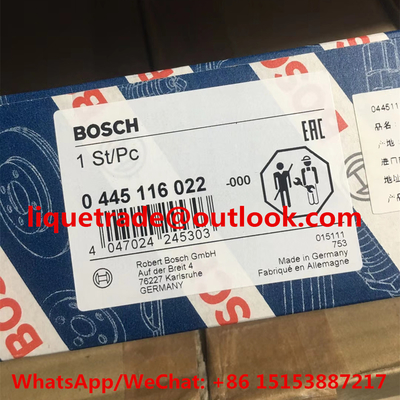 LA CHINE Injecteur commun VÉRITABLE 0 de rail de l'INJECTEUR 0445116022 de BOSCH 445 116 022, 0445116022 fournisseur