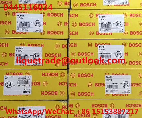 LA CHINE Injecteur commun VÉRITABLE 0 de rail de l'INJECTEUR 0445116034 de BOSCH 445 116 034, 0445116034 fournisseur