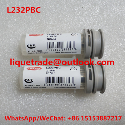 Chine DELPHI Common Rail Injector Nozzle L232PBC, L232, BEC 232 fournisseur