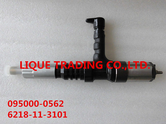 LA CHINE Injecteur commun de rail de DENSO 095000-0560, 095000-0562 pour KOMATSU 6218-11-3100 6218-11-3101 fournisseur