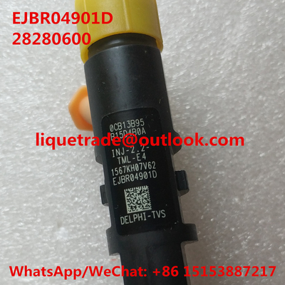 Chine DELPHI Injector EJBR04901D, R04901D, 28280600, 27890116101 TML 2.2L E4 originaux et nouveaux fournisseur
