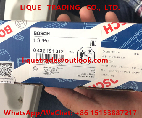LA CHINE Injecteur commun 0432191312, 0 432 191 312, 0432 191 312 de rail de BOSCH fournisseur