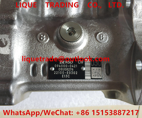 Chine Pompe à essence de DENSO HP0 0940000421, 094000-0421, 22100-E0302, 22100E0302 pour HINO E13C fournisseur
