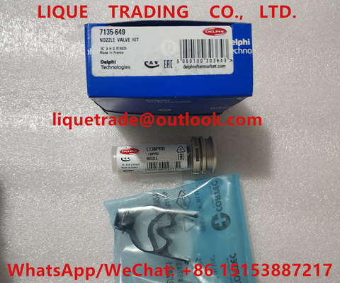 Chine Le kit 7135-649 de valve de bec de DELPHES (incluez le bec L138PRD + valve 9308-621C/28538389) révisent des kits 7135 649, 7135649 fournisseur