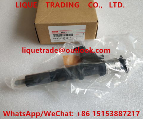 LA CHINE Injecteur de DENSO 095000-6654, 095000-5504, 8-98030550-4, 8980305504, 98030550, 8-98030550-0, 8980305500 pour ISUZU fournisseur