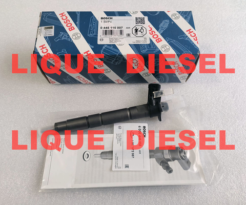 Injecteur de piézocarburant original BOSCH 0445115007 0986435350 pour l'OPEL 93161695, la RENAULT 8200340068, 7701476567, 8200409398 fournisseur