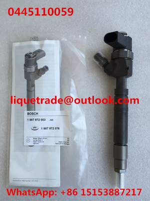 Injecteur commun 0445110189, 0 445 110 189, 0445110190 de rail de BOSCH pour Mercedes Benz A6110701487 A6110701687 fournisseur