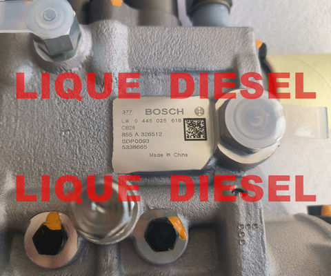 Pompe d'injection de carburant 0445025618 5338665 Pompe d'injection Common Rail 0 445 025 618 pour moteur QSL9.3 QSL93 fournisseur