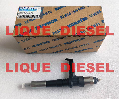 Injecteur common rail authentique 095000-6070 0950006070 6251-11-3100 6251113100 pour moteur PC400/450-8 fournisseur