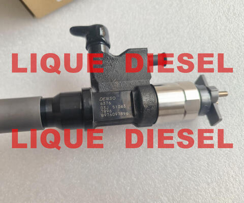 Genuine fuel injector 095000-6376 8-97609789-6 8976097896 97609789 095000-637# fournisseur
