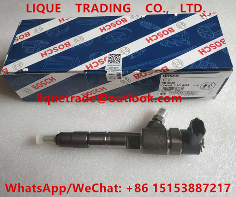 Injecteur commun 0445110465, 0 445 110 465, 0445 110 465, 445110465 de rail de BOSCH fournisseur