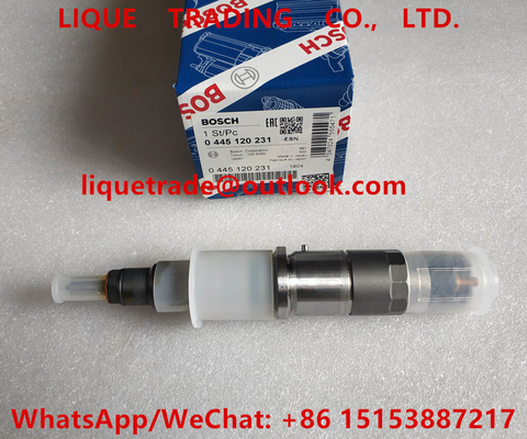 Injecteur commun 0445120231, 0 445 120 231, 0445 120 231, 445120231 de rail de BOSCH fournisseur