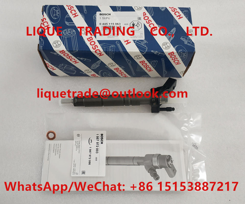 Injecteur piézo-électrique 0445115064, 0445115063 de BOSCH pour Mercedes Benz A6420701387, A6420701587 fournisseur